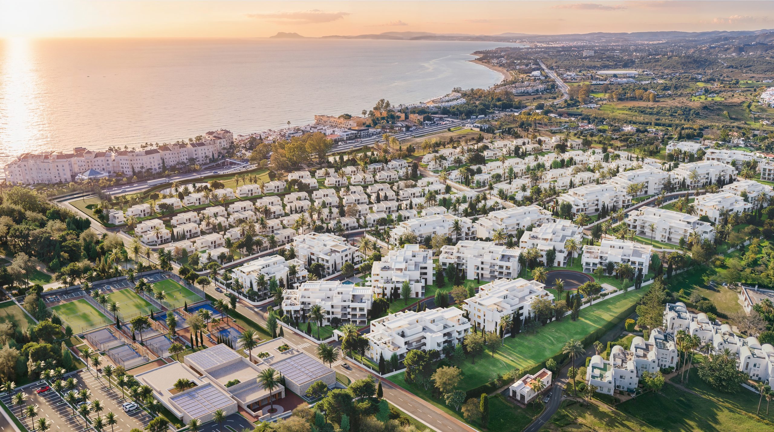 Todos los proyectos Costa del Sol — vista aérea
