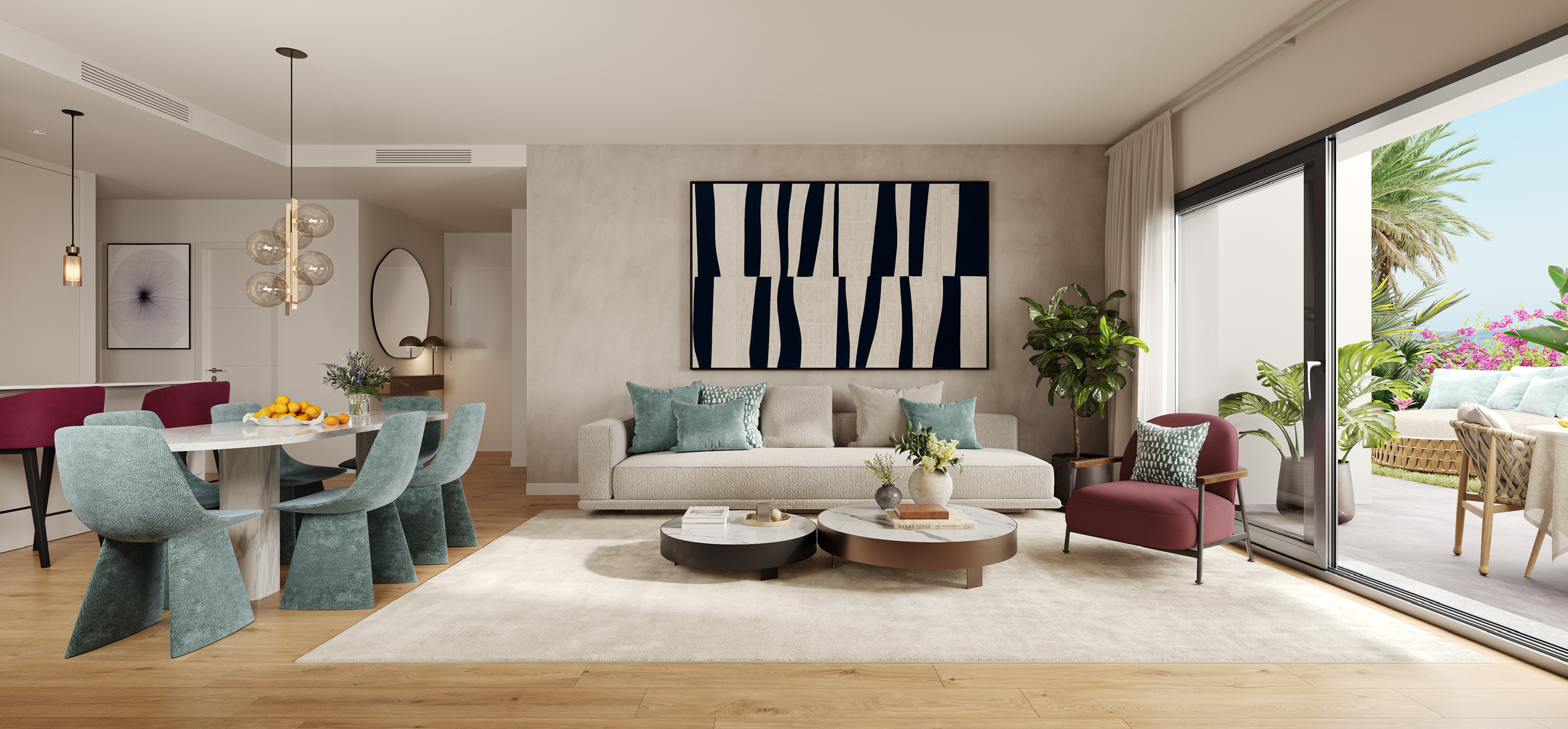 Alura Living apartamento 2 dormitorios