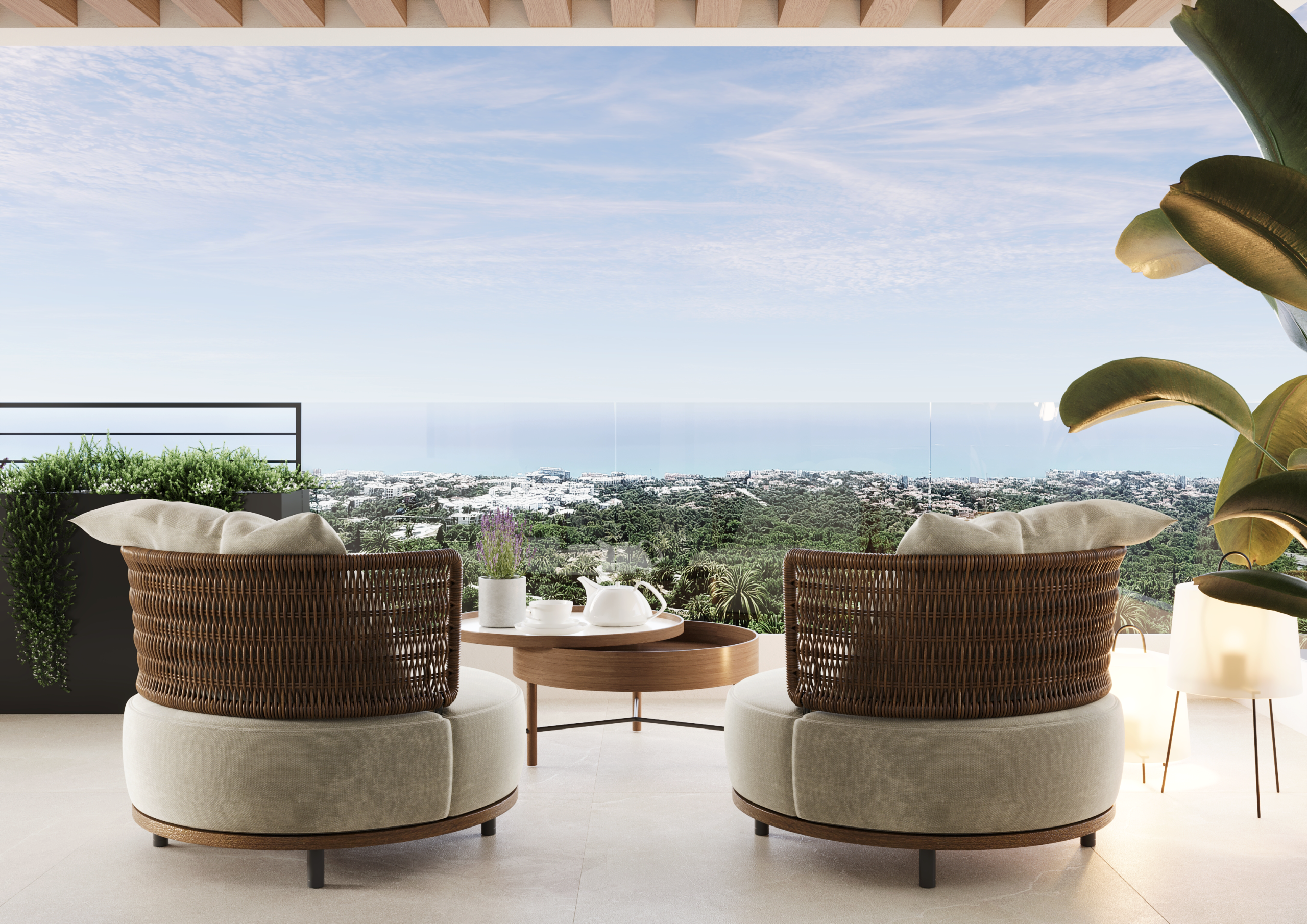 Emerald View Mediterranean views