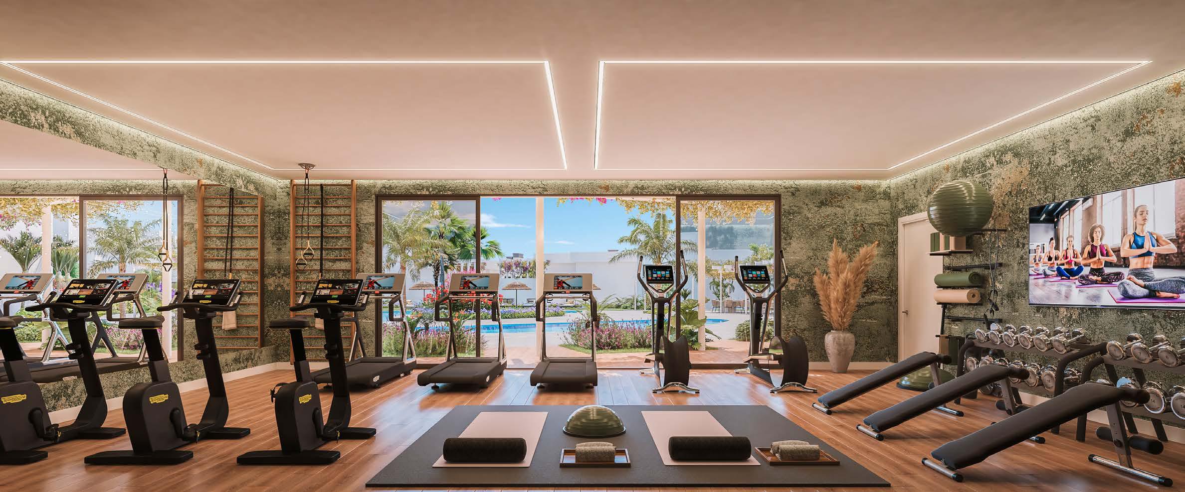 Amaranta Casares: gimnasio cubierto